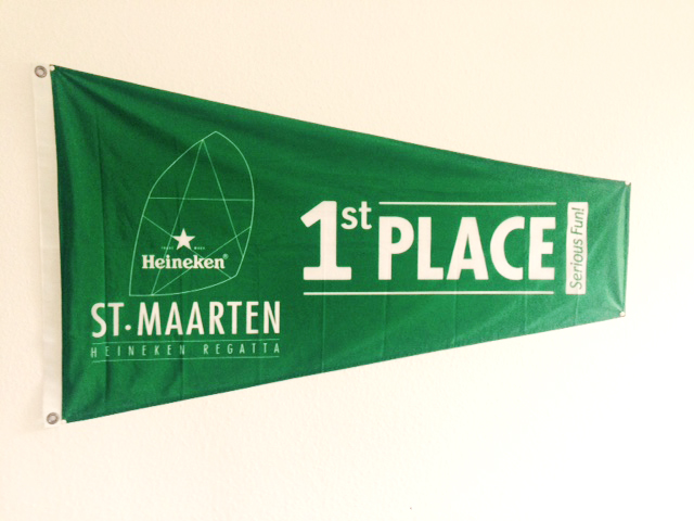 1. Platz bei der Heineken Regatta
